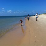 Caminhada na Foz do Rio São Francisco