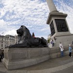 trafalgar Square – Londres com Crianças a pé