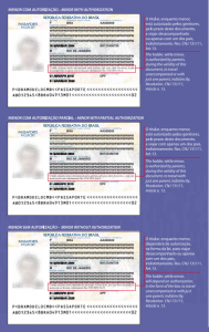 Alteração passaporte - campo autorização