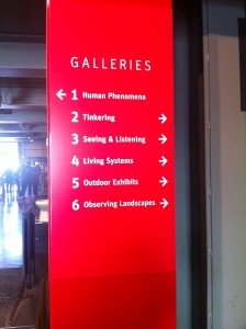 O Exploratorium é dividido em 6 galerias 