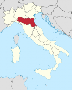Região da Emilia Romagna na Itália