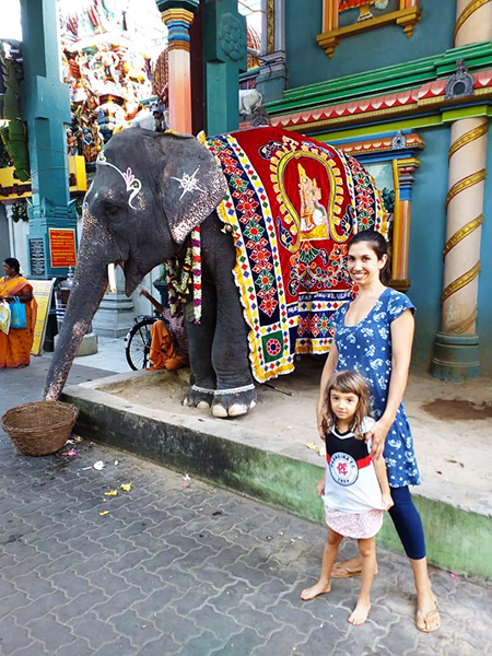 Viagem pela Índia com crianças