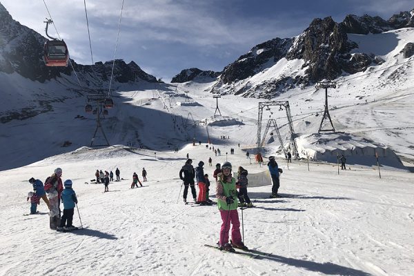 Esqui na Austria com crianças